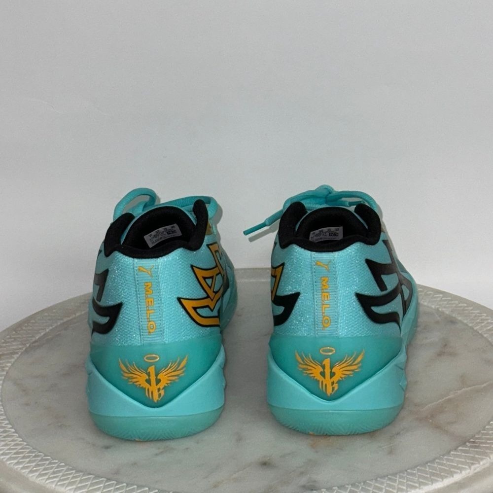 Puma La Melo Ball MB.02 Basketball Shoes Teal Sneakers New Men's Size 12 - Picture 5 of 6